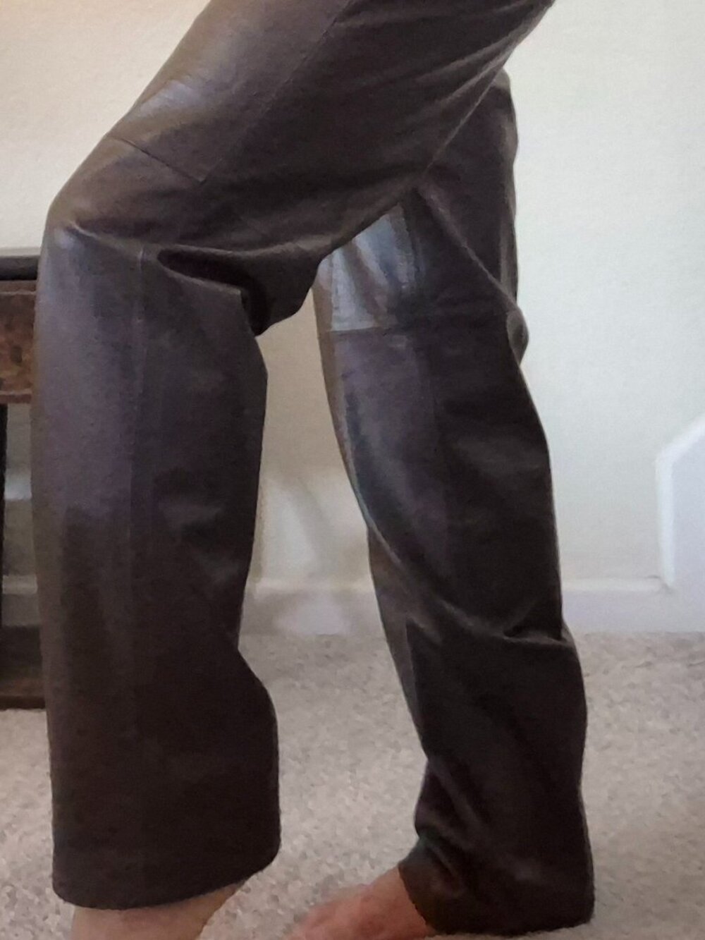 Genuine leather Jeaneology pants size 12 - Picture 8 of 8
